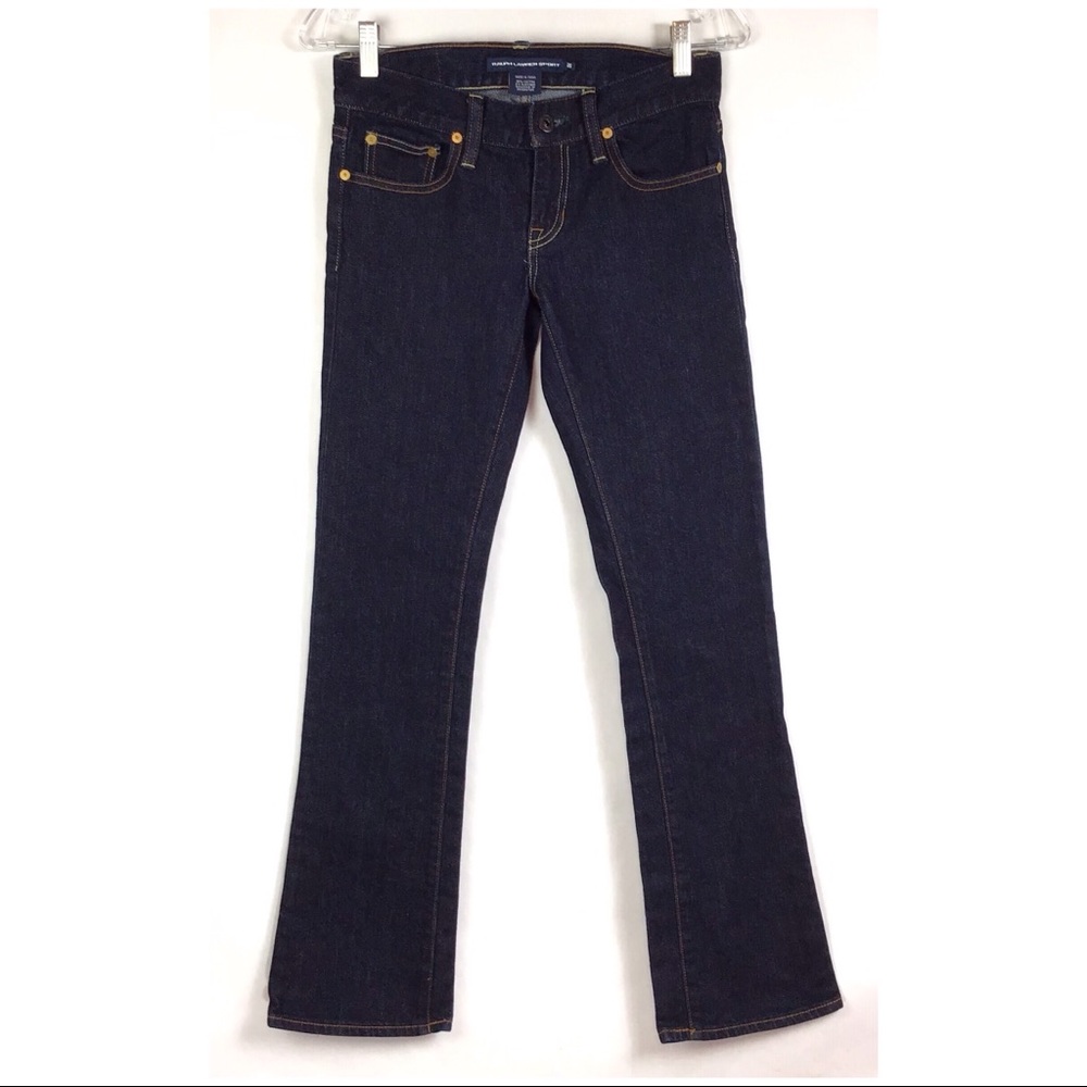 Ralph Lauren Sport Womens Jeans 26 Dark Straight